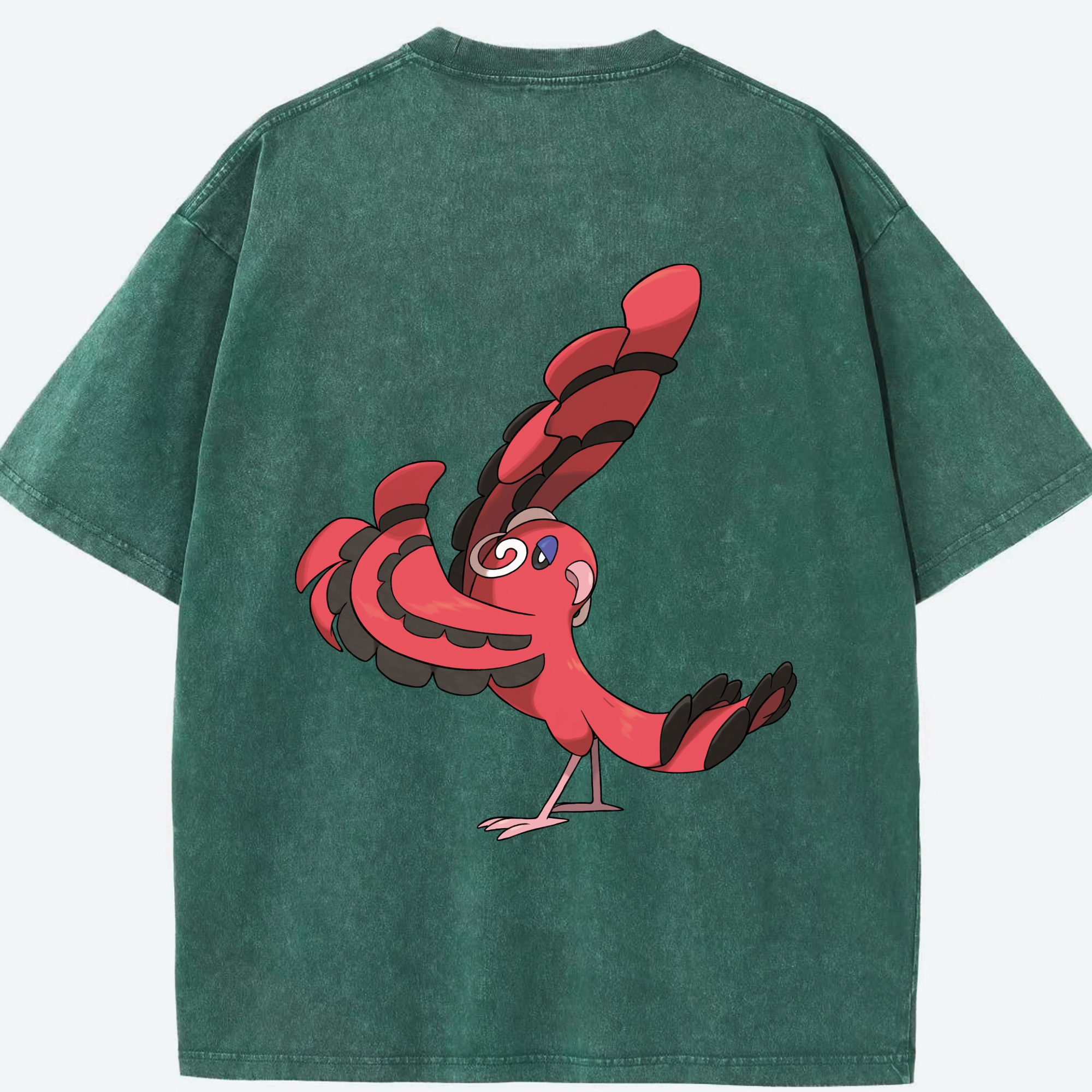 （画像用） ポケットモンスター Pokémon 綿100% ヴィンテージ風 半袖Tシャツ（背面プリント）